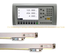 সিএনসি পরিমাপ 6 স্প্রিংস টার্ন ডিজিটাল রিডিং কিট পরম রৈখিক স্কেল